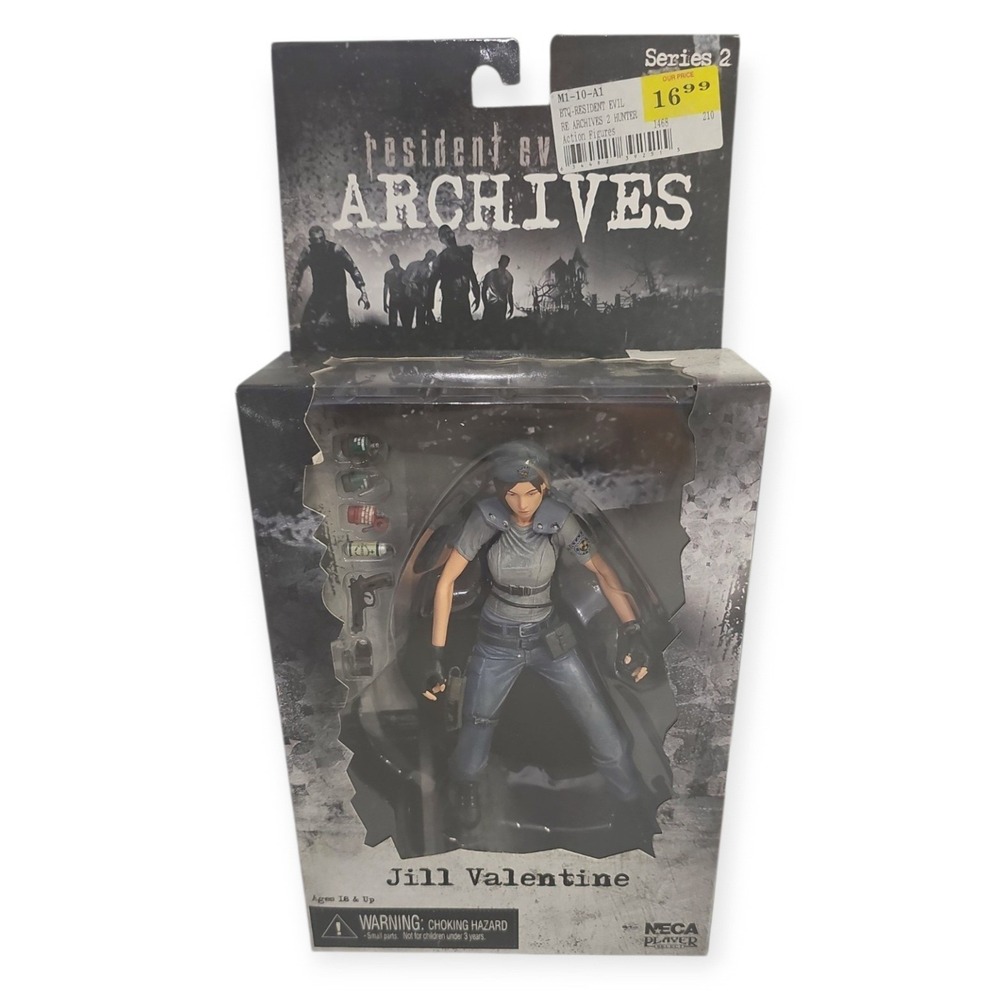RESIDENT EVIL Archives Series 2 NECA Jill Valentine Figure - Damaged Box